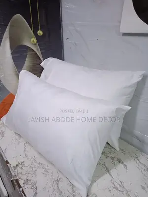 (White) Stripped Bed Pillow Cases/ Covers