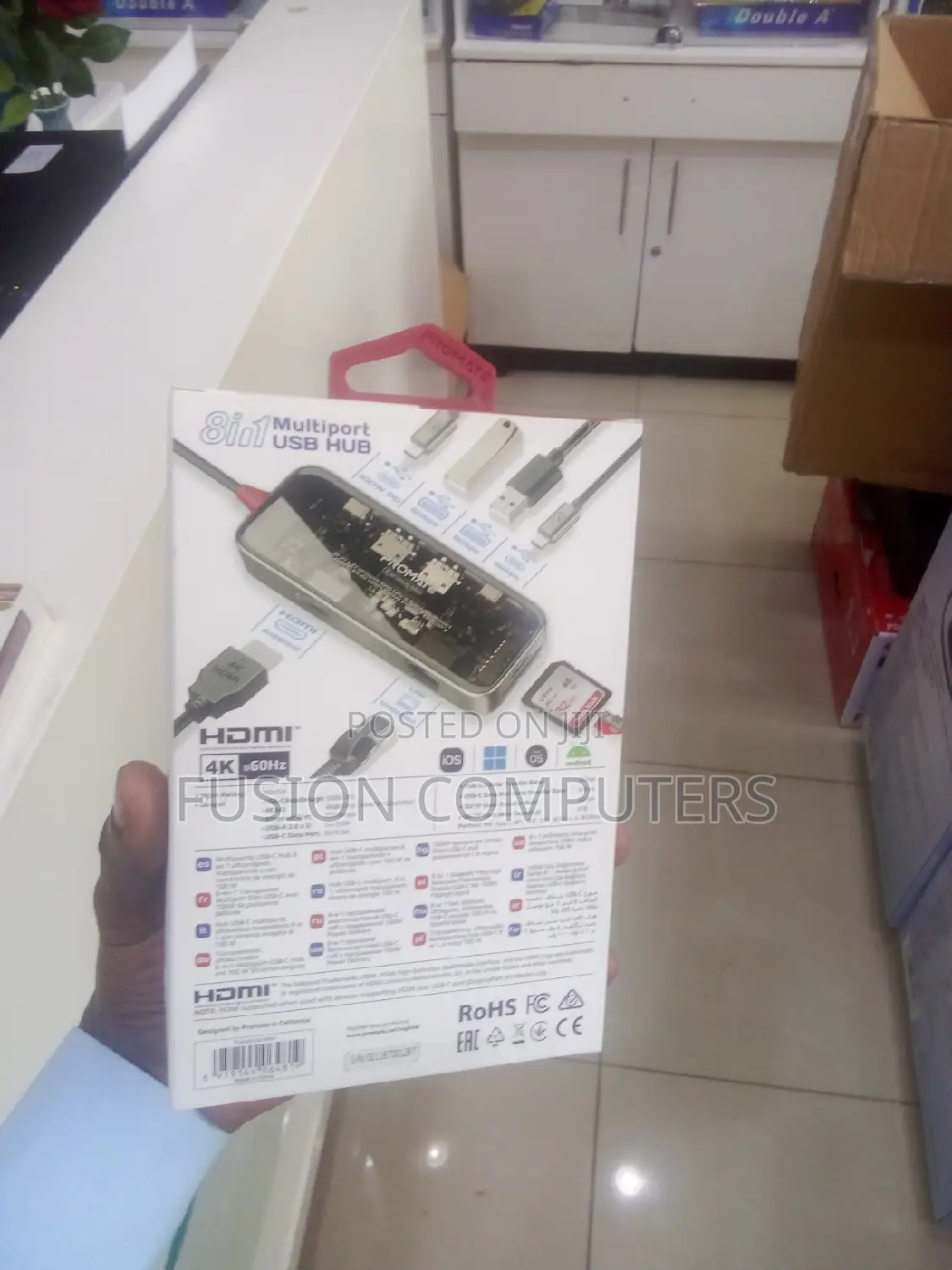 Promate Transhub-Mini 8-in-1