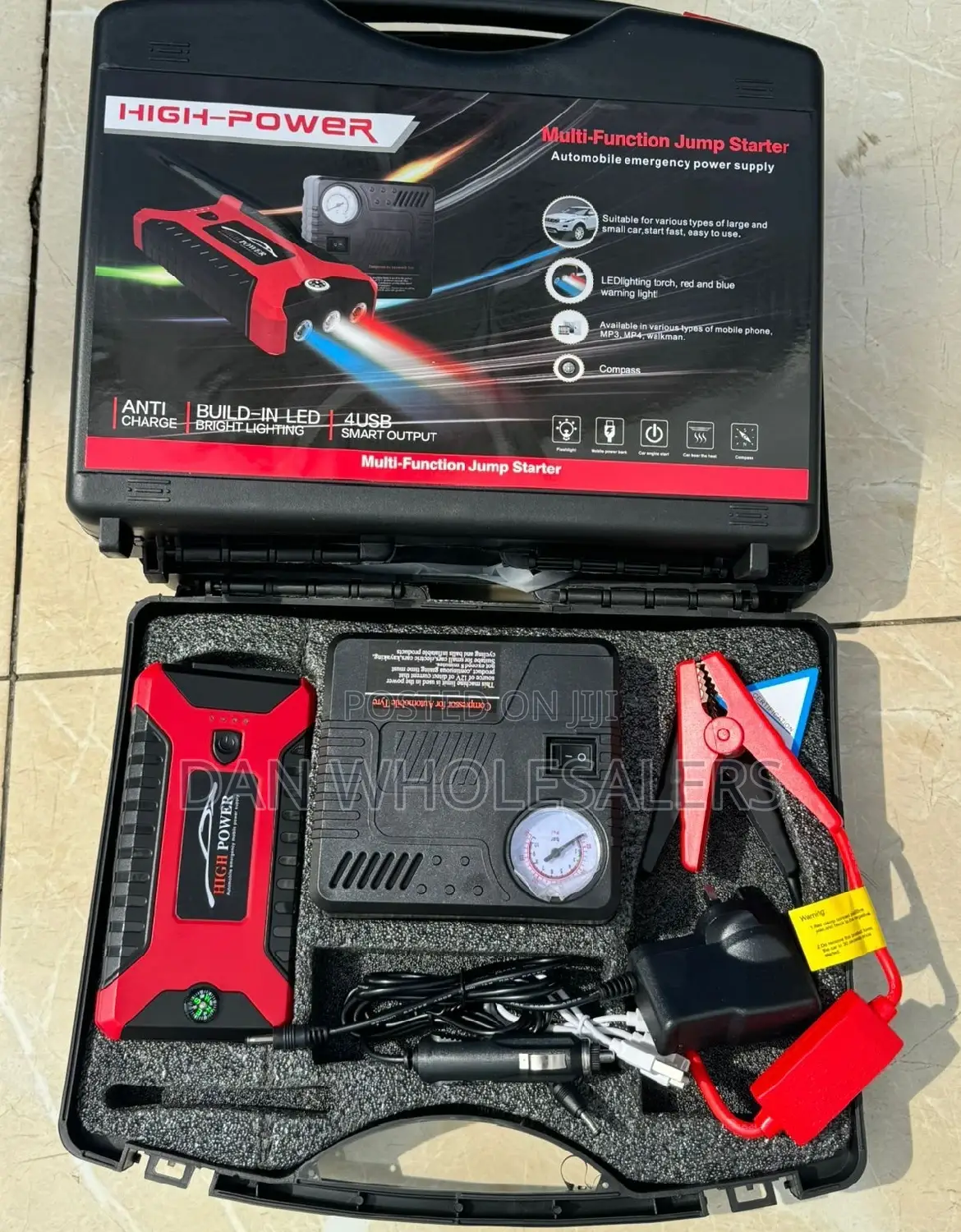 Jump Starter Kit and Air Compressor New