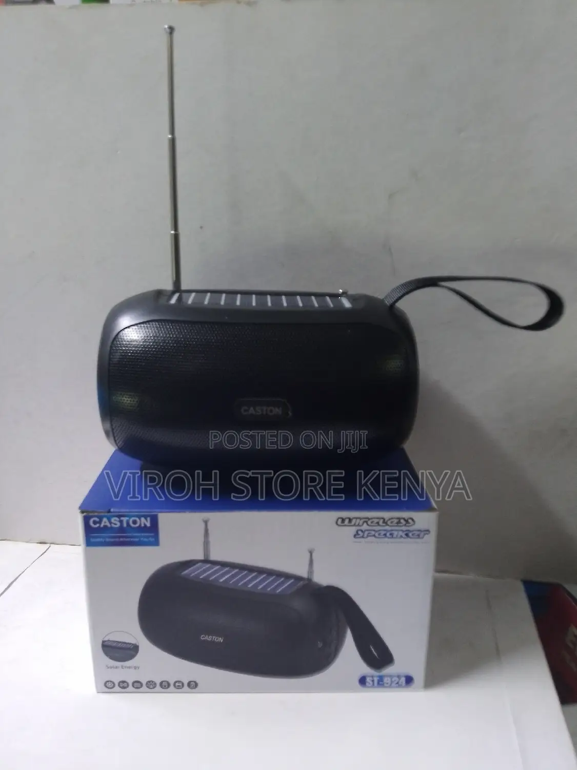 Caston Wireless Bluetooth Speaker With Solar ST- 924 ST-