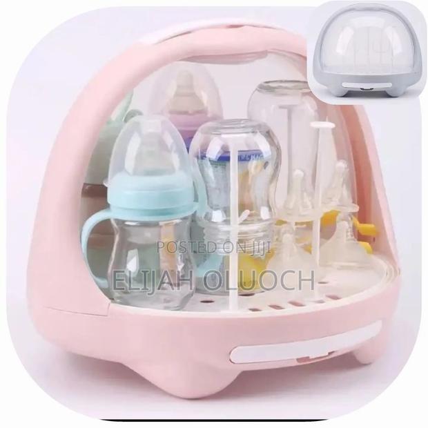Large Multifunctional Baby Bottle Drying Rack Box - main view
