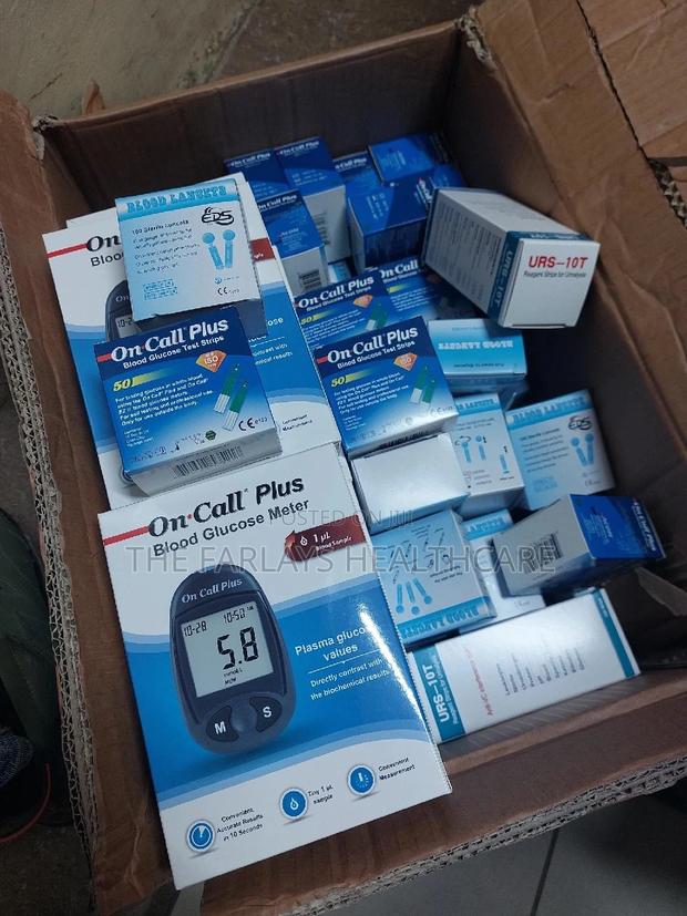 On Call Plus Blood Glucose Meter + Strips + Lancets - main view