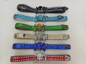 Gothic Skull Vintage Gold Iced Bb Simone Original Belts