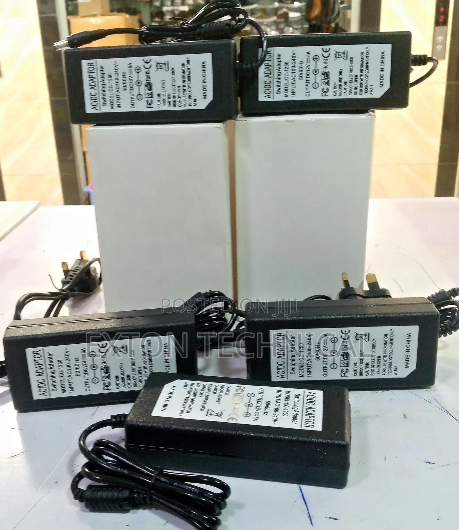 DC 12V 5A Power Supply Adapter Indoor Use