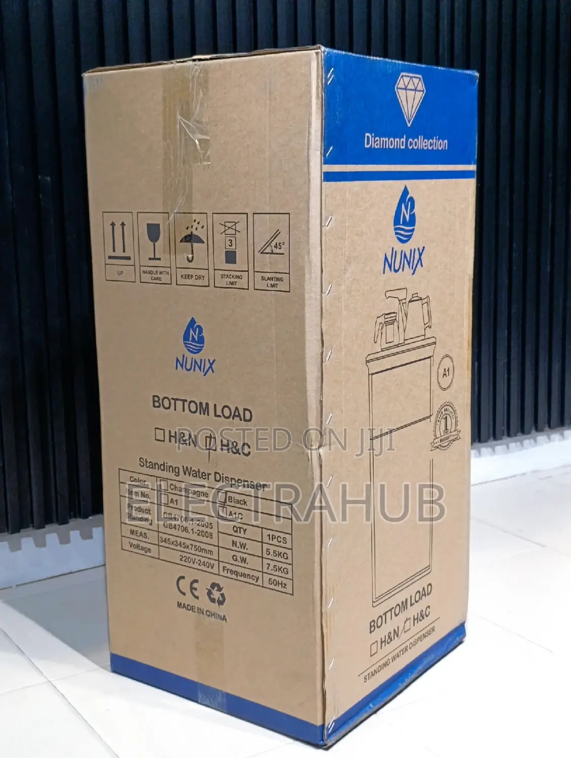 Nunix Standing Dispenser Hot Cold Dispenser