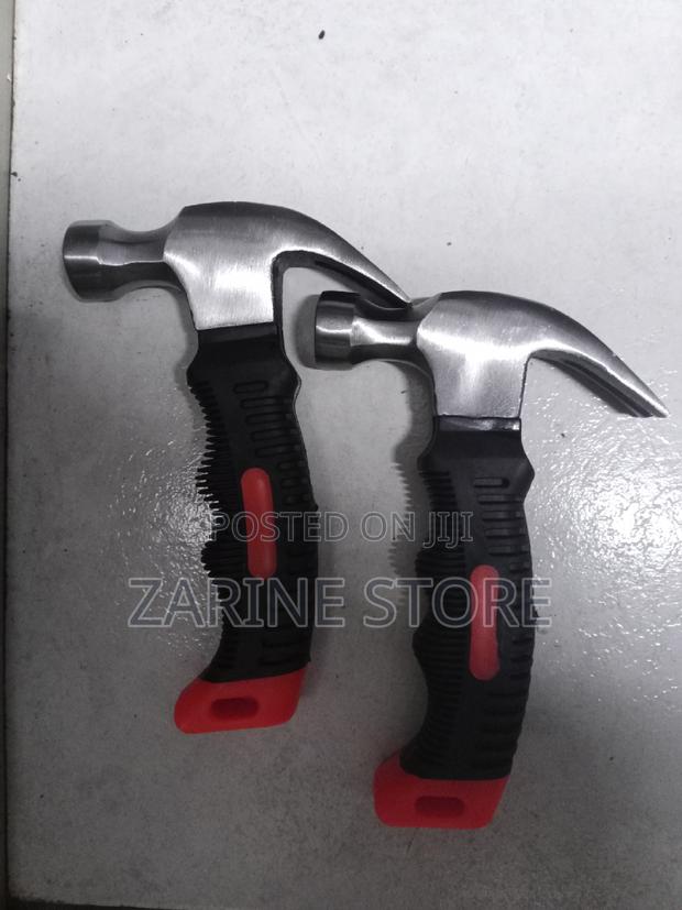 Short Hammer Tool, Rubber Handle - main view