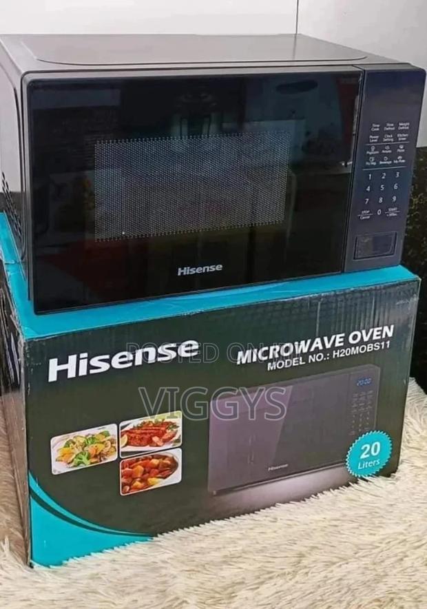 Amazing Black Digital Hisense Microwave