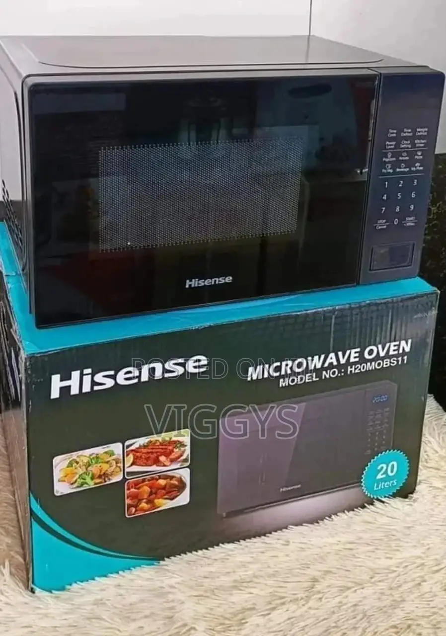 Amazing Black Digital Hisense Microwave