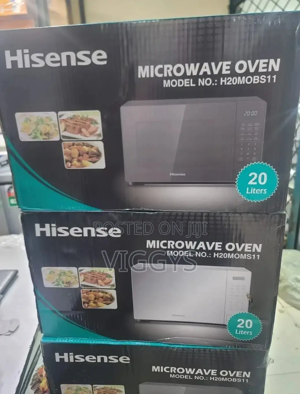 Smart Black Digital Hisense Microwave