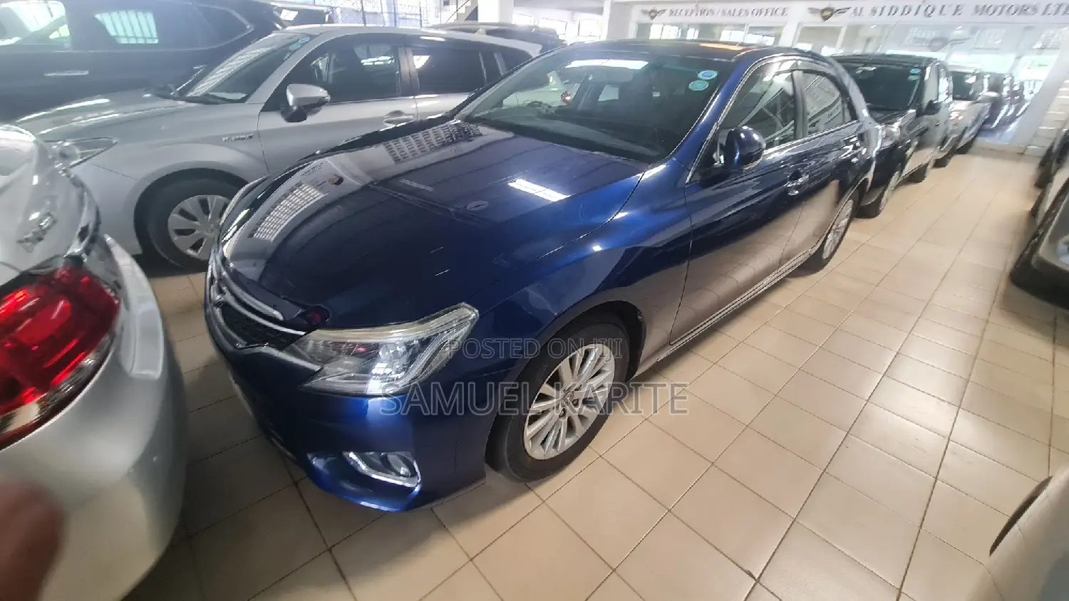 Toyota Mark X 2017 Blue