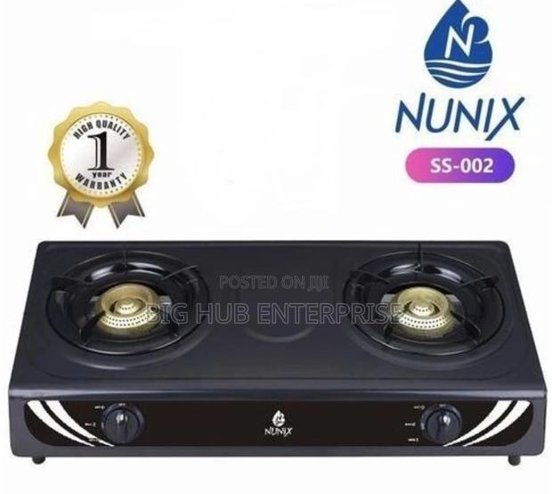 Nunix 2 Burner Gas Stove Stainless Sc-002