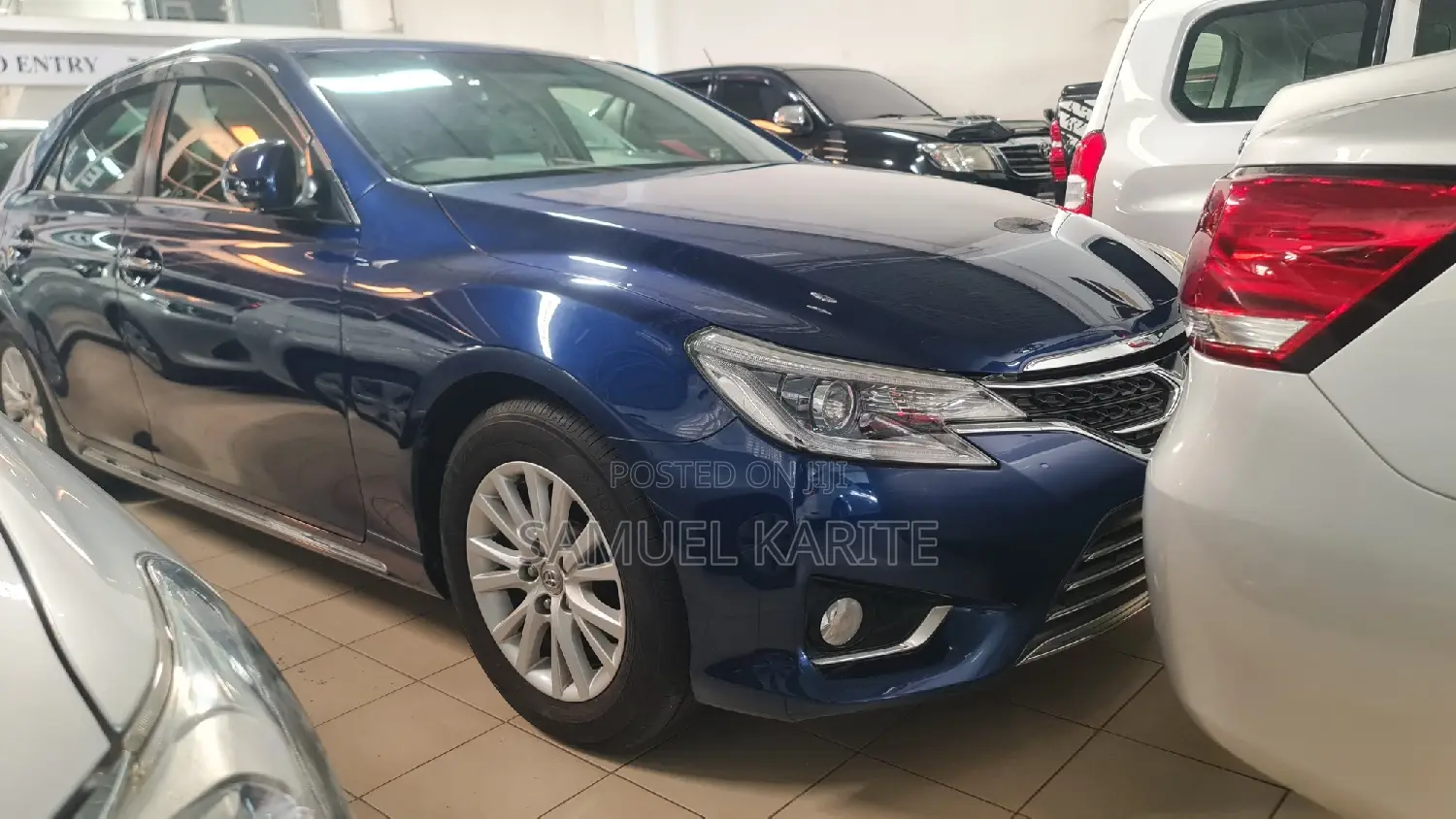 Toyota Mark X 2017 Blue