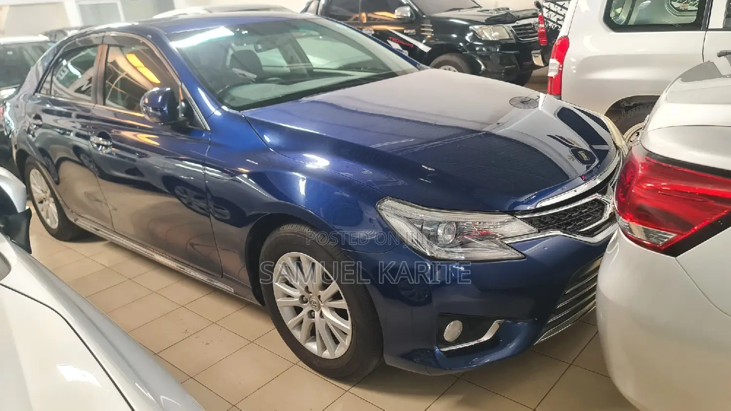 Toyota Mark X 2017 Blue