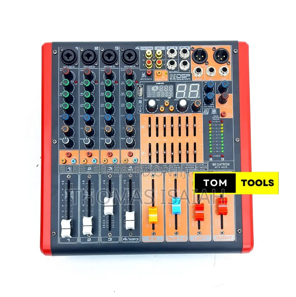 99 DSP Echo Professional Powered Mixer With USB, Bluetooth,