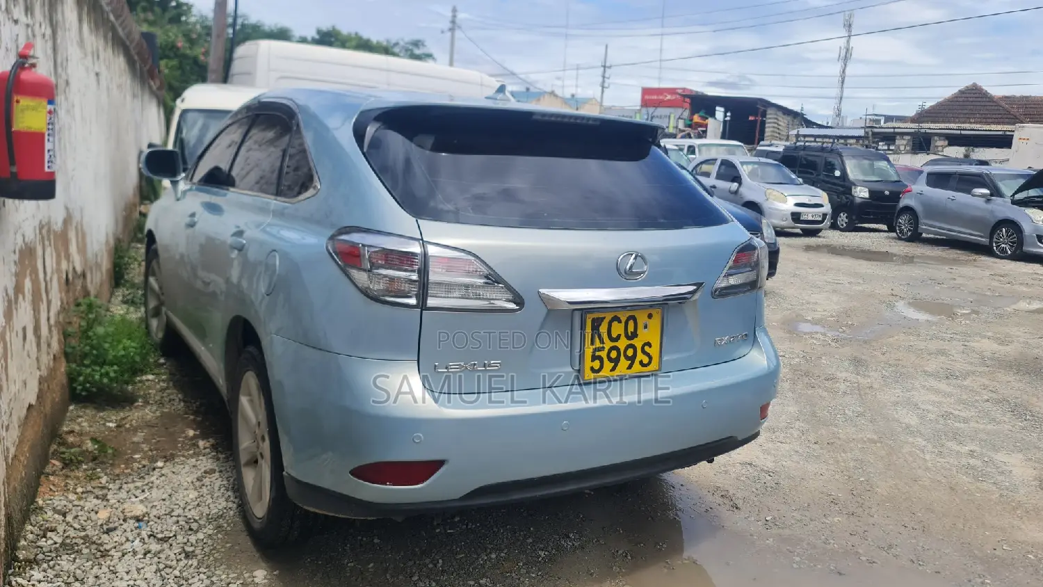 Lexus RX270 2011 Blue