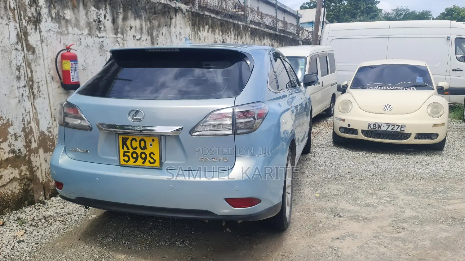 Lexus RX270 2011 Blue
