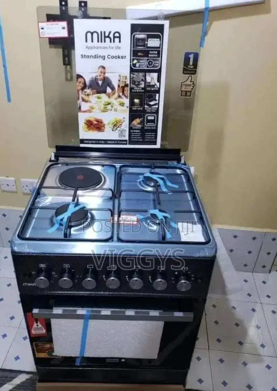Brand New Mika Standing Cooker 3G+1 60 by 60