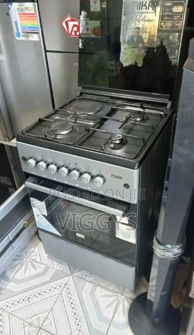 Mika Gas 60 by 60 Cm 3+1 Standing Cooker