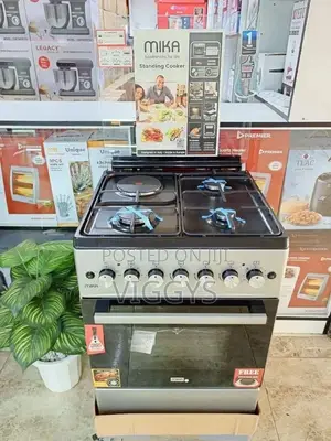 Classic Mika Gas 60 by 60 Cm 3+1 Standing Cooker
