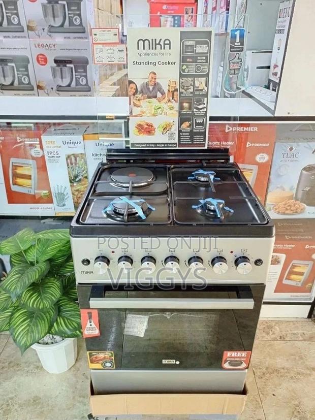 Classic Mika Gas 60 by 60 Cm 3+1 Standing Cooker