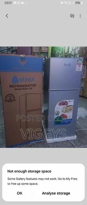 Mika 138l Double Door Cool Fridge