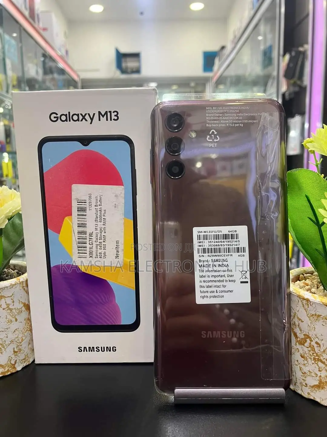 New Samsung Galaxy M13 128 GB Gray