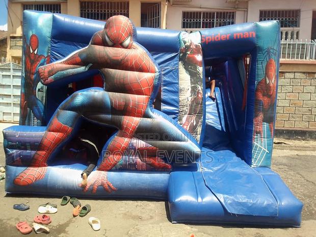Spiderman Theme Bouncing Castle - main view