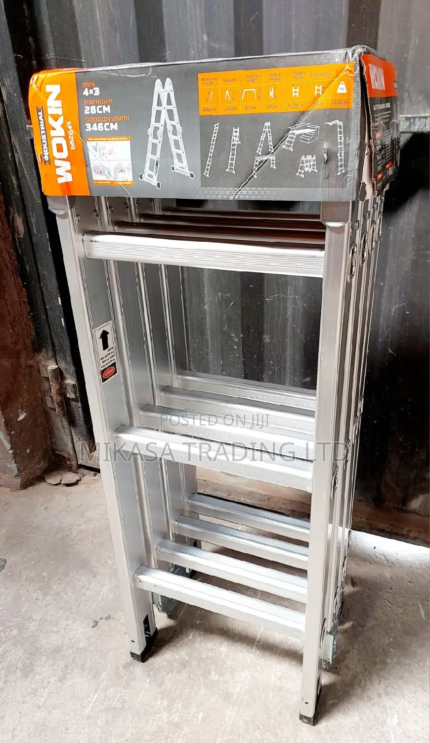 Wokin Aluminium Foldable Ladders 4x5