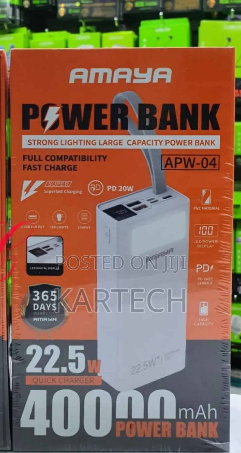 Amaya APW-04 22.5W 40,000mah Quick Charger Power Banks