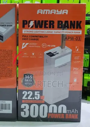 Amaya 30,000mah APW-03 22.5W Quick Charger Power Bank