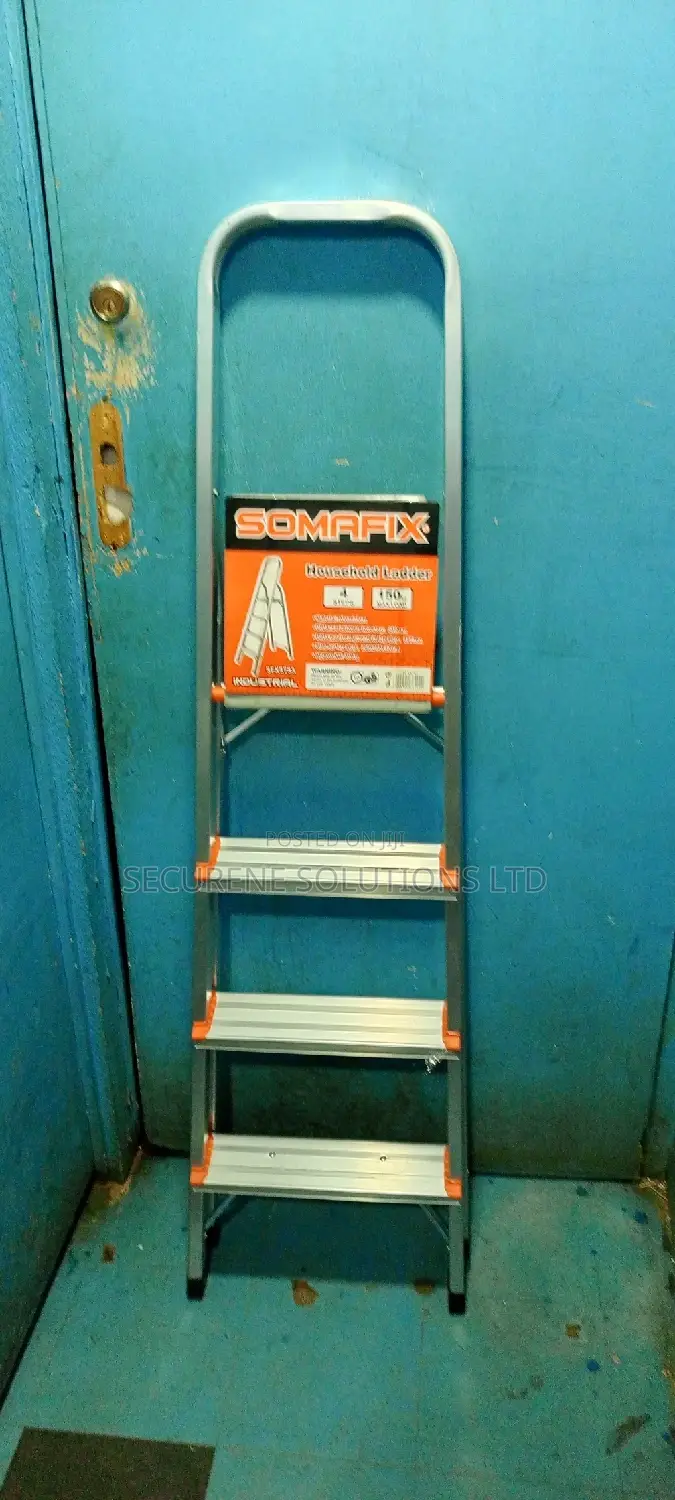 Quality Aluminium House 4 Steps Ladder Somafix