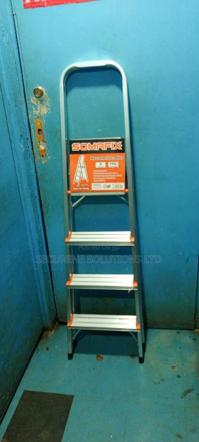 4 Steps Aluminium a-Frame Ladder, SOMAFIX BRAND