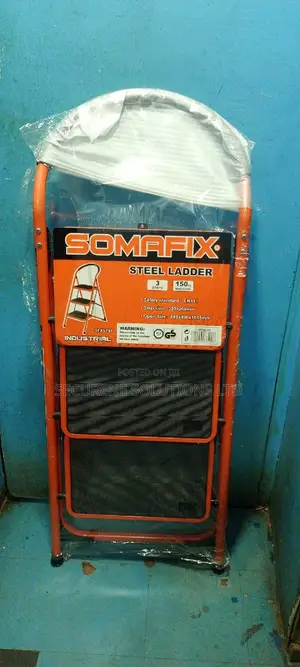 3 Steps Steel Household a-Frame Ladder Somafix
