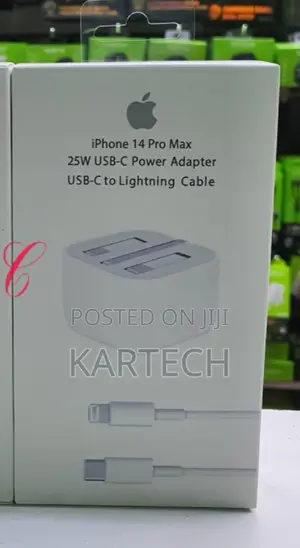 Apple UCB C Power Adapter With Lightening Cable -25w