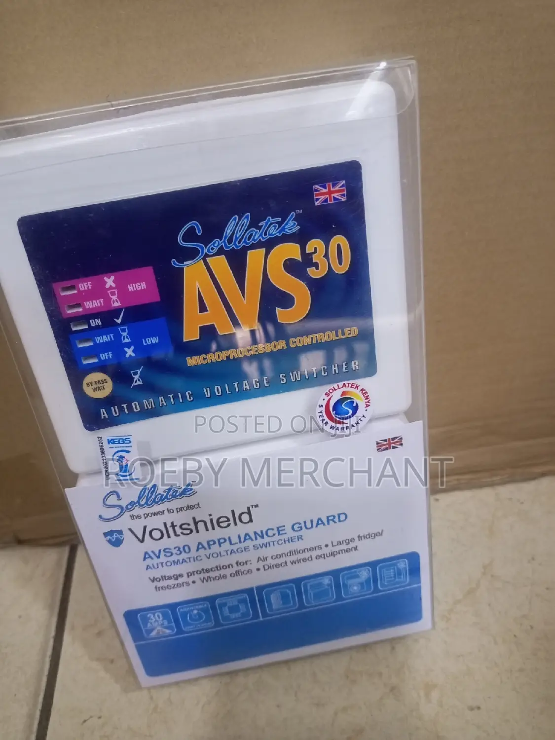 Original Sollatek Avs30