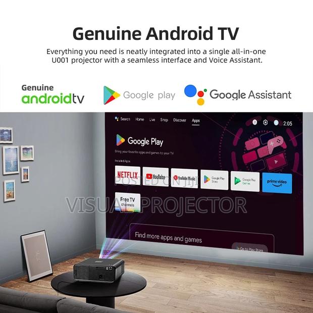 AUN U001 Native Native Daylight Google Android Projector - thumbnail 4