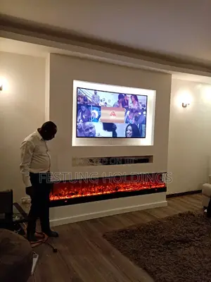 Gypsum Works and Electric Fireplace