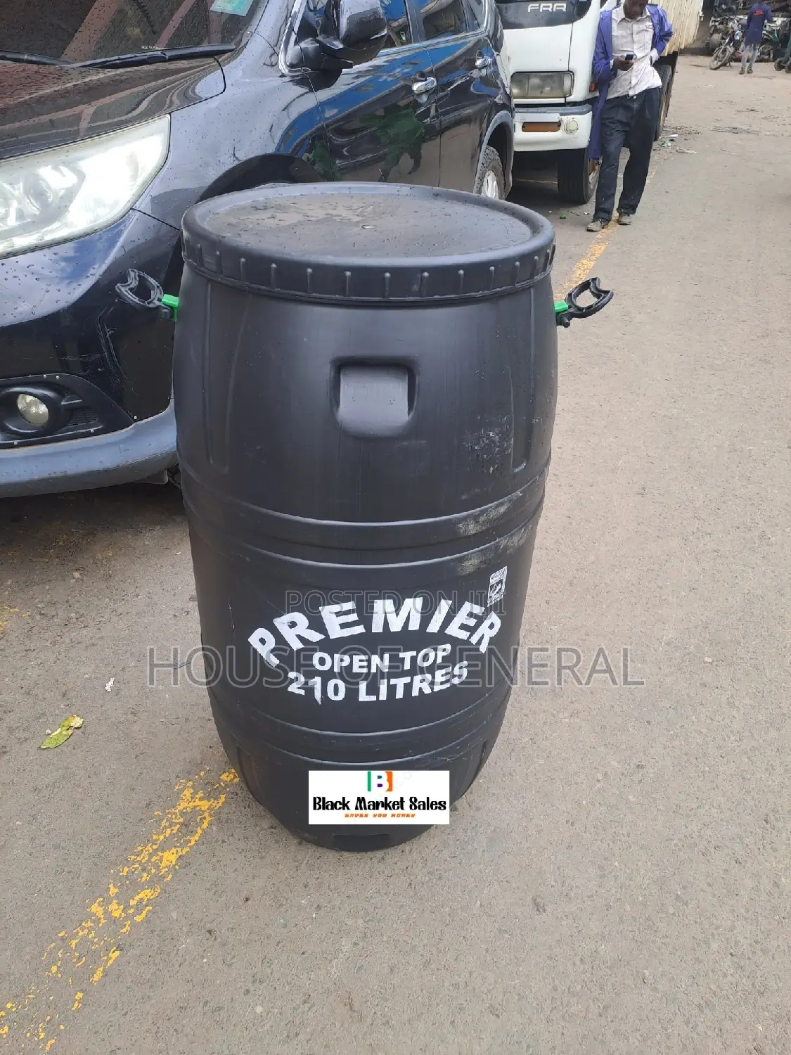 210ltr Heavy Duty Storage Plastic Water Tank