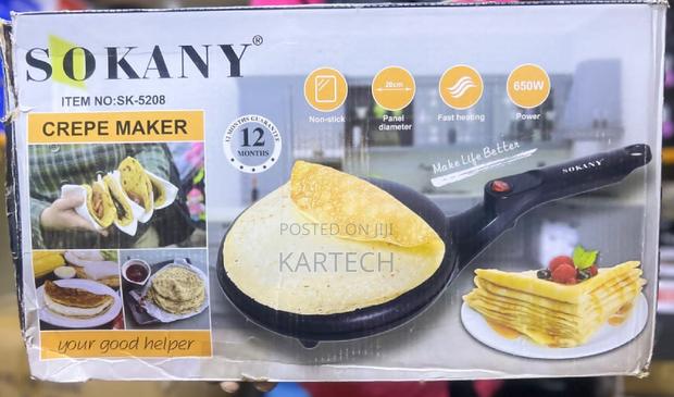 Sokany Crepe Maker or Pancake Anjera Maker - main view