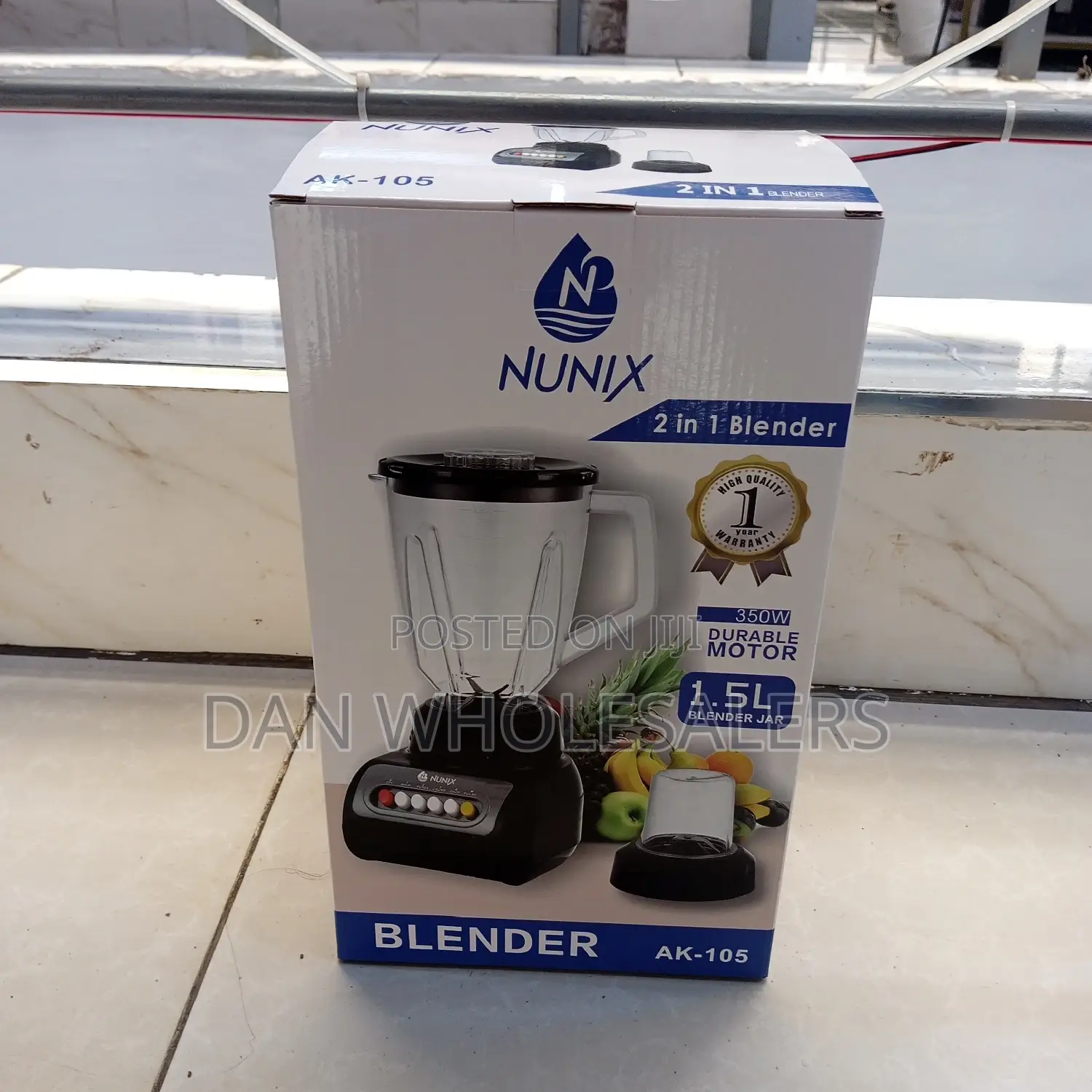 Great Nunix AK-105, 2 in 1 Blender, 1.5L