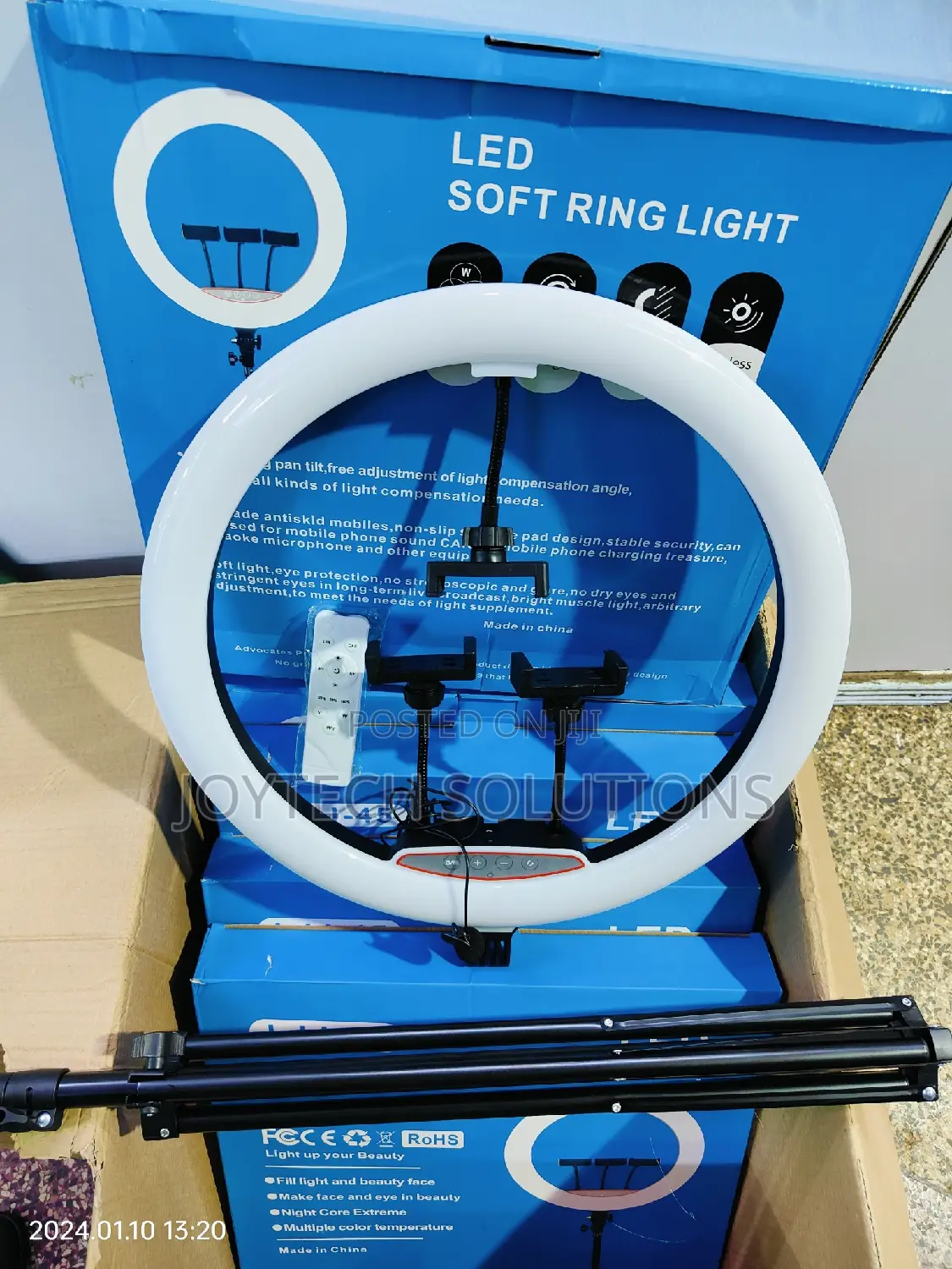 Vedio Light : 18 Inch Led Ring Light With Tripod Stand