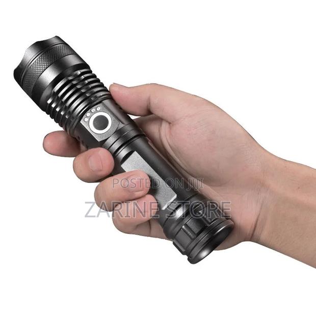 Aluminum Brightest Flashlight P50 Torcia Rechargeable Torch - main view