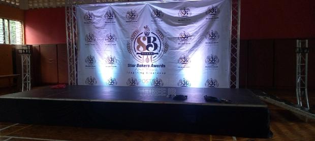 We Deliver Nice Stage Set Up, Lighting and Truss - main view