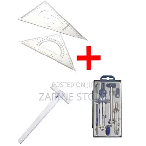 Draughtsman's Instrument Drawing Set T Squares Set Squares