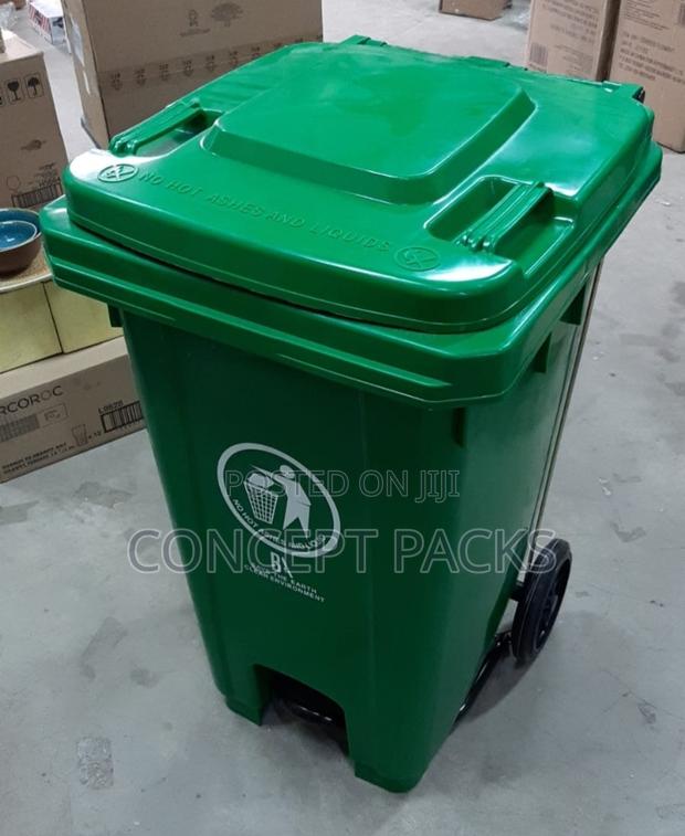 100 Litres Green Colour Coded Pedal Bin - main view