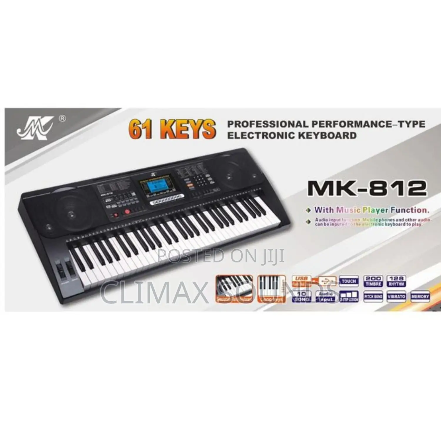Mk 812 Electronic Keyboard 61 Key's
