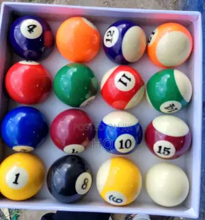 Pool Table / Billiards Set Balls Balls Balls Balls Balls 64e
