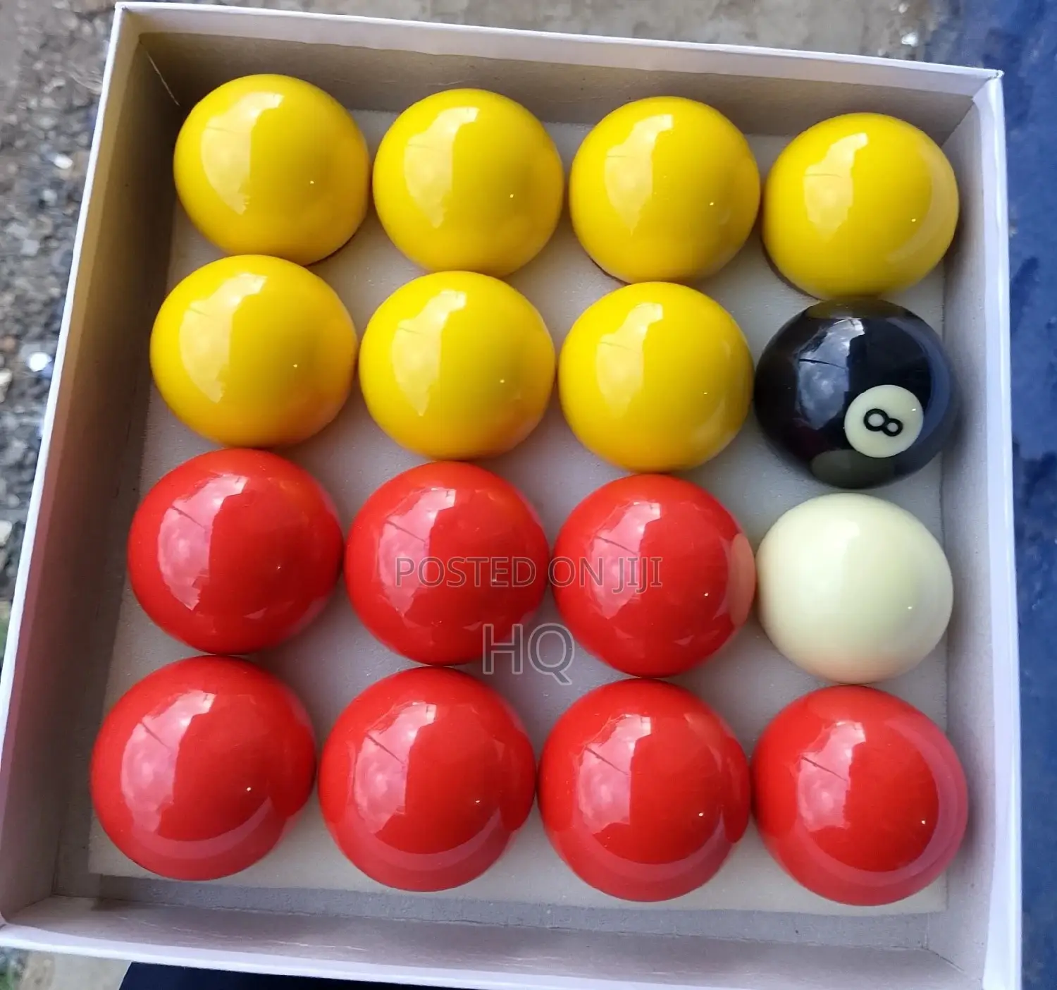 Pool Table / Billiards Balls Set Balls Balls Yellow Red L3v