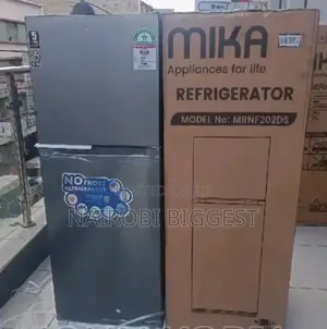Mika 202litres Non Frost Double Door Fridge