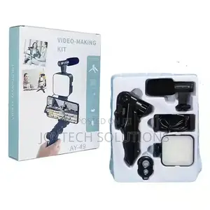 Flexible Ring Light Tripod With Microphone: Shot Gun